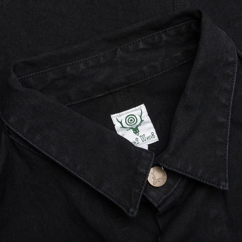 Coverall 10oz Cotton Canvas - Black Male Product Image