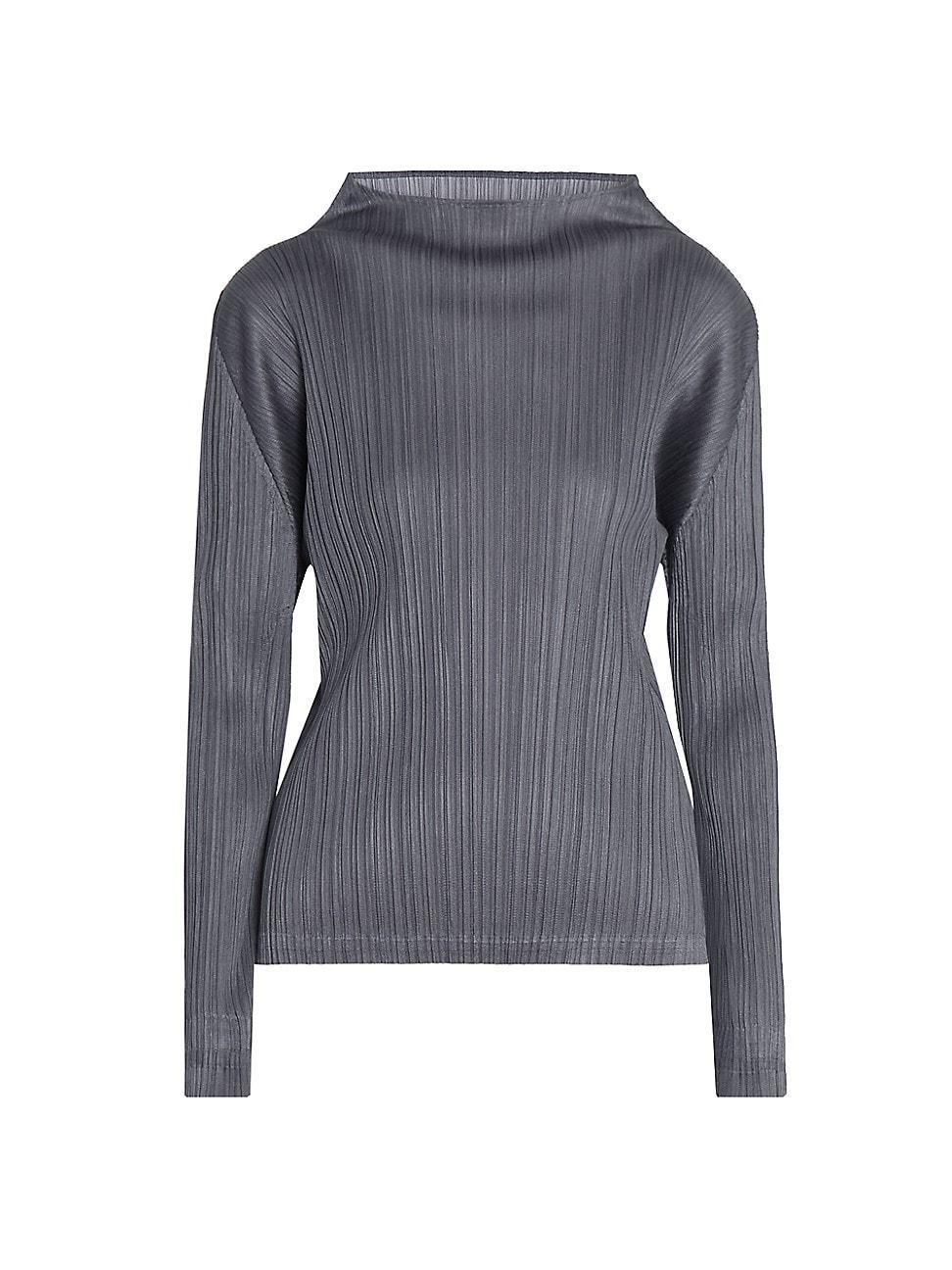 Womens Monthly Colors: December Funnel Neck Top Product Image