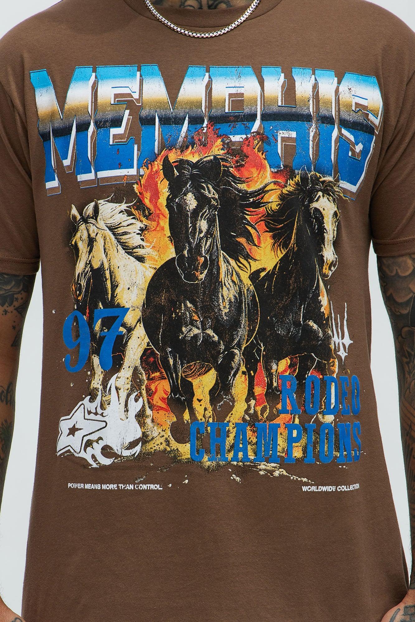 Memphis Rodeo Short Sleeve Tee - Brown Product Image