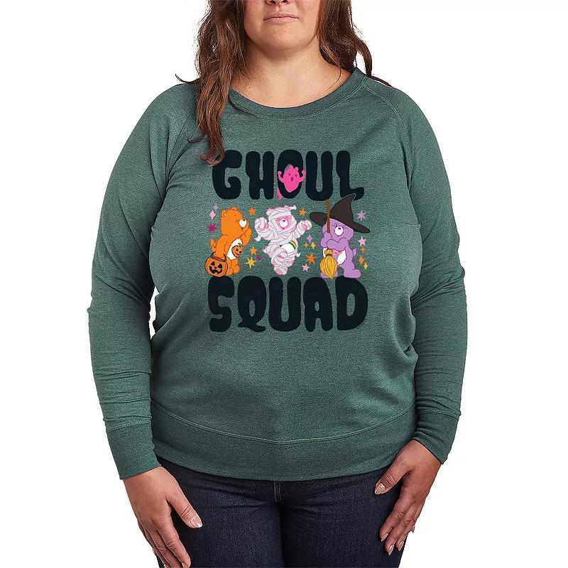 Plus Size Care Bears Halloween Ghoul Squad Lightweight French Terry Sweatshirt, Womens Product Image