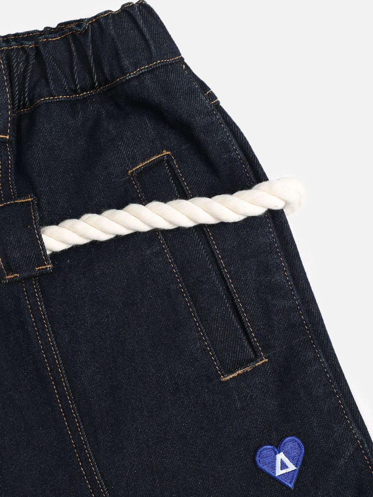 Aelfric Eden Drawstring Waist Super Baggy Jeans Product Image