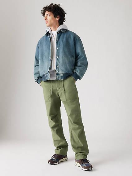 Loose Straight Surplus Men's Pants Product Image