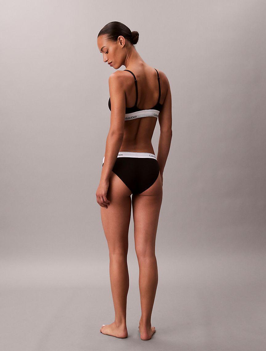 Icon Cotton Modal Lightly Lined Triangle Bralette Product Image