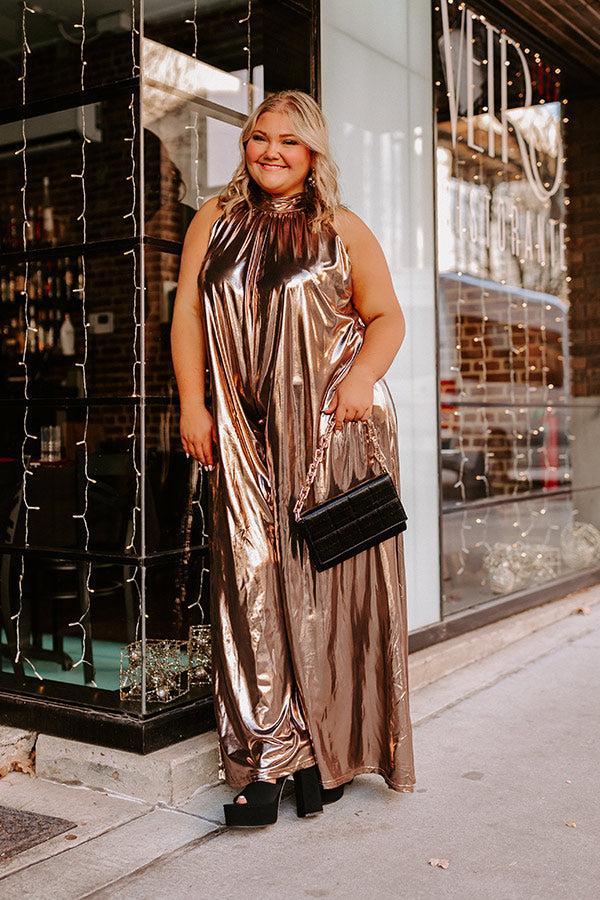 Amazing Views Metallic Jumpsuit Curves Product Image
