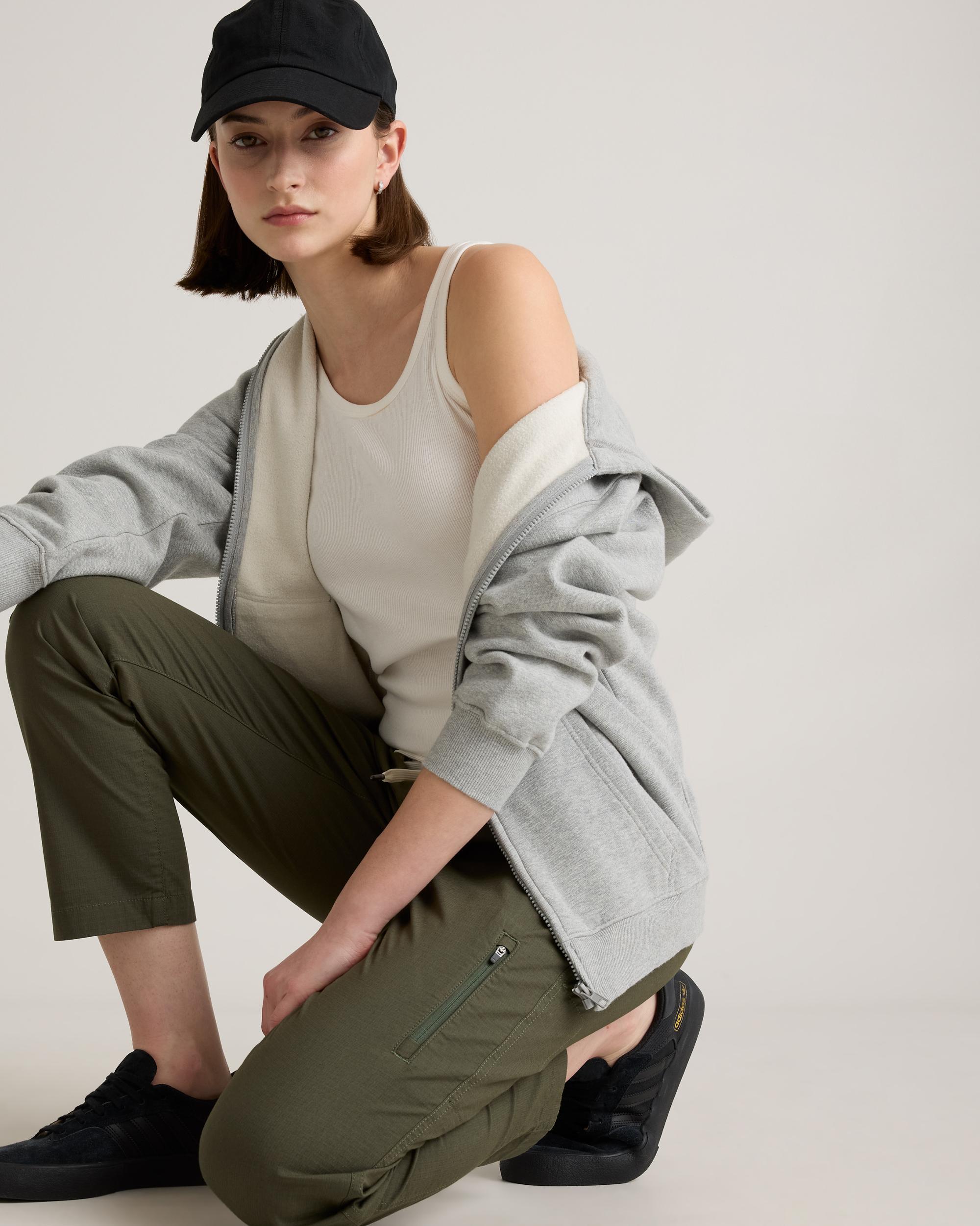 Quince | Women's Organic Stretch Ripstop Straight Pants Cotton Product Image