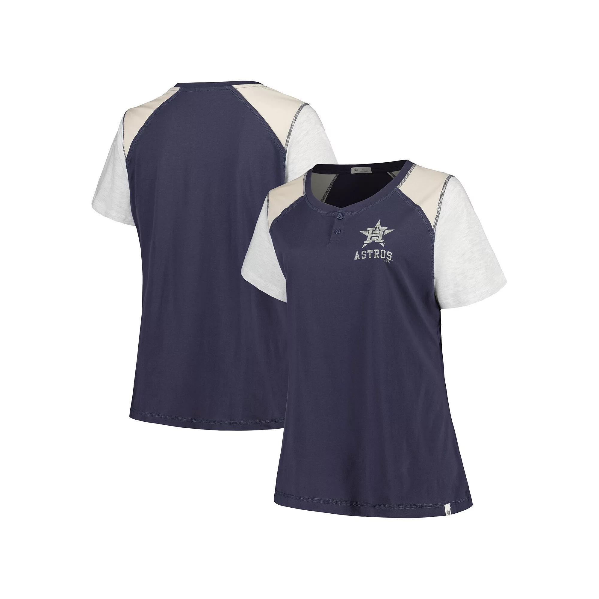 Women's '47 Navy/Gray Houston Astros Plus  Product Image