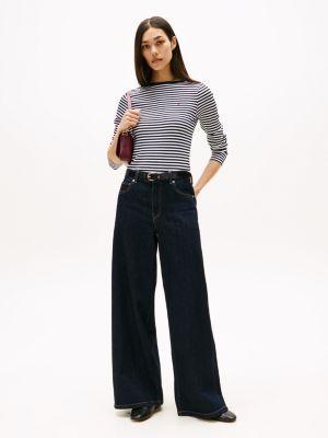 Ribbed Boatneck Top Product Image