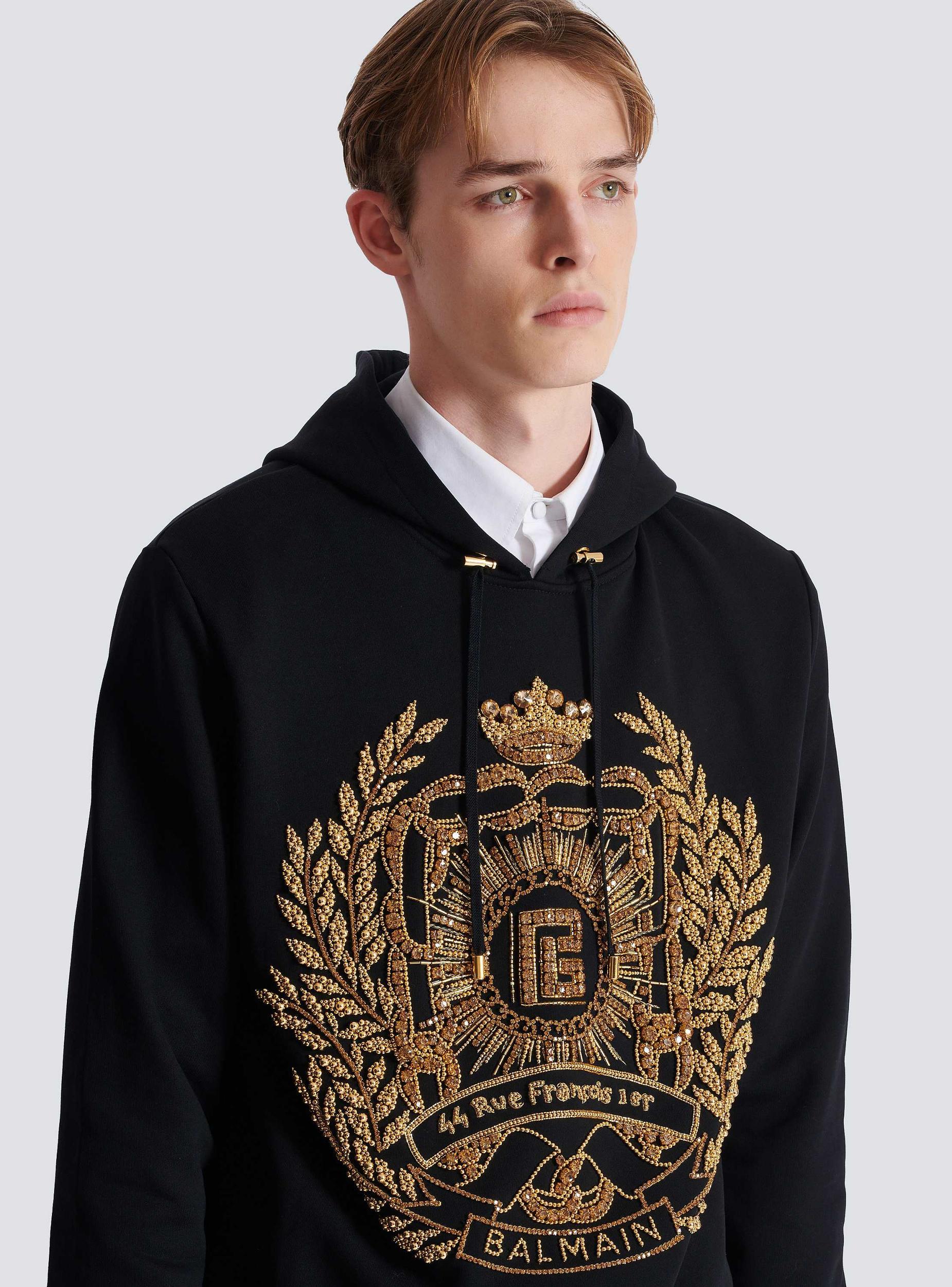 Balmain Écusson embroidered hoodie Product Image