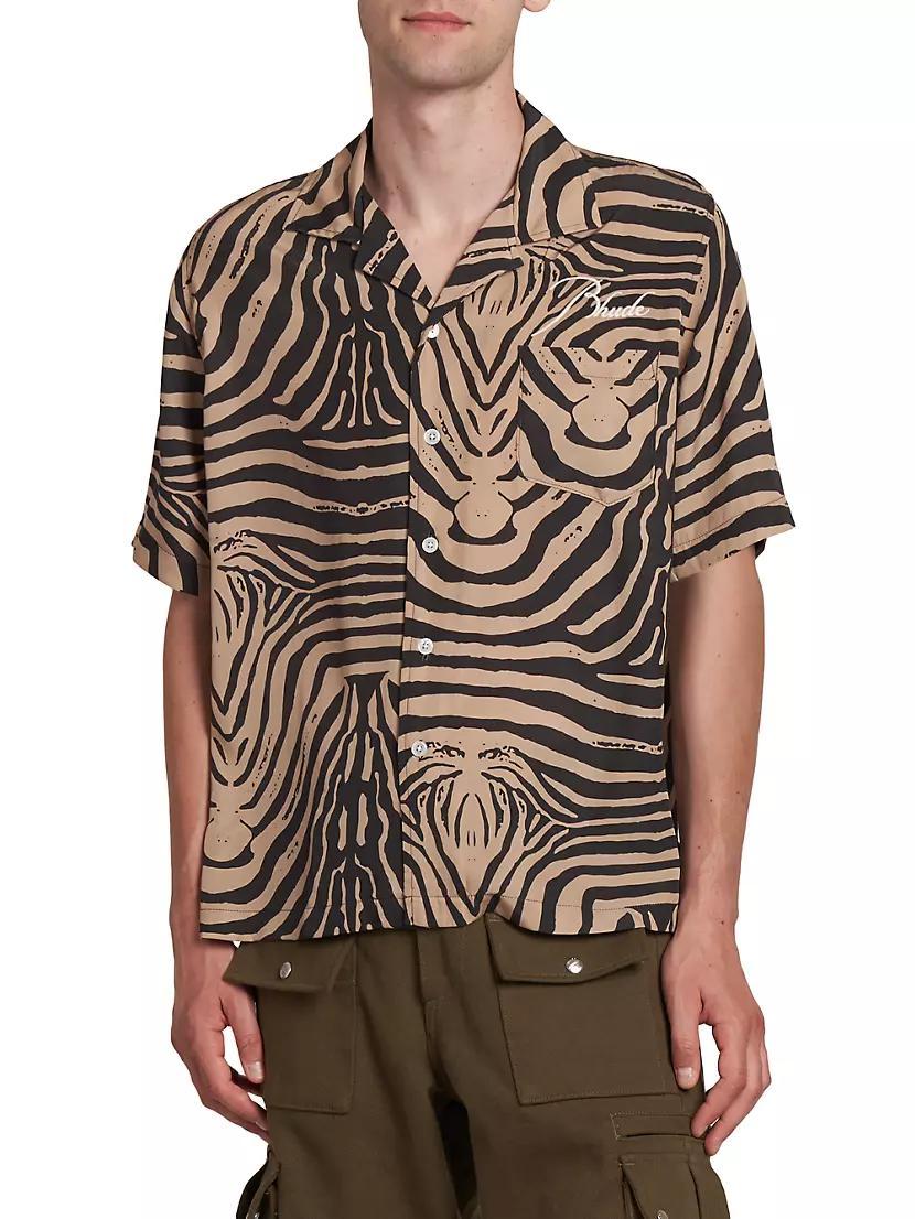 Zebra Camp Shirt Product Image