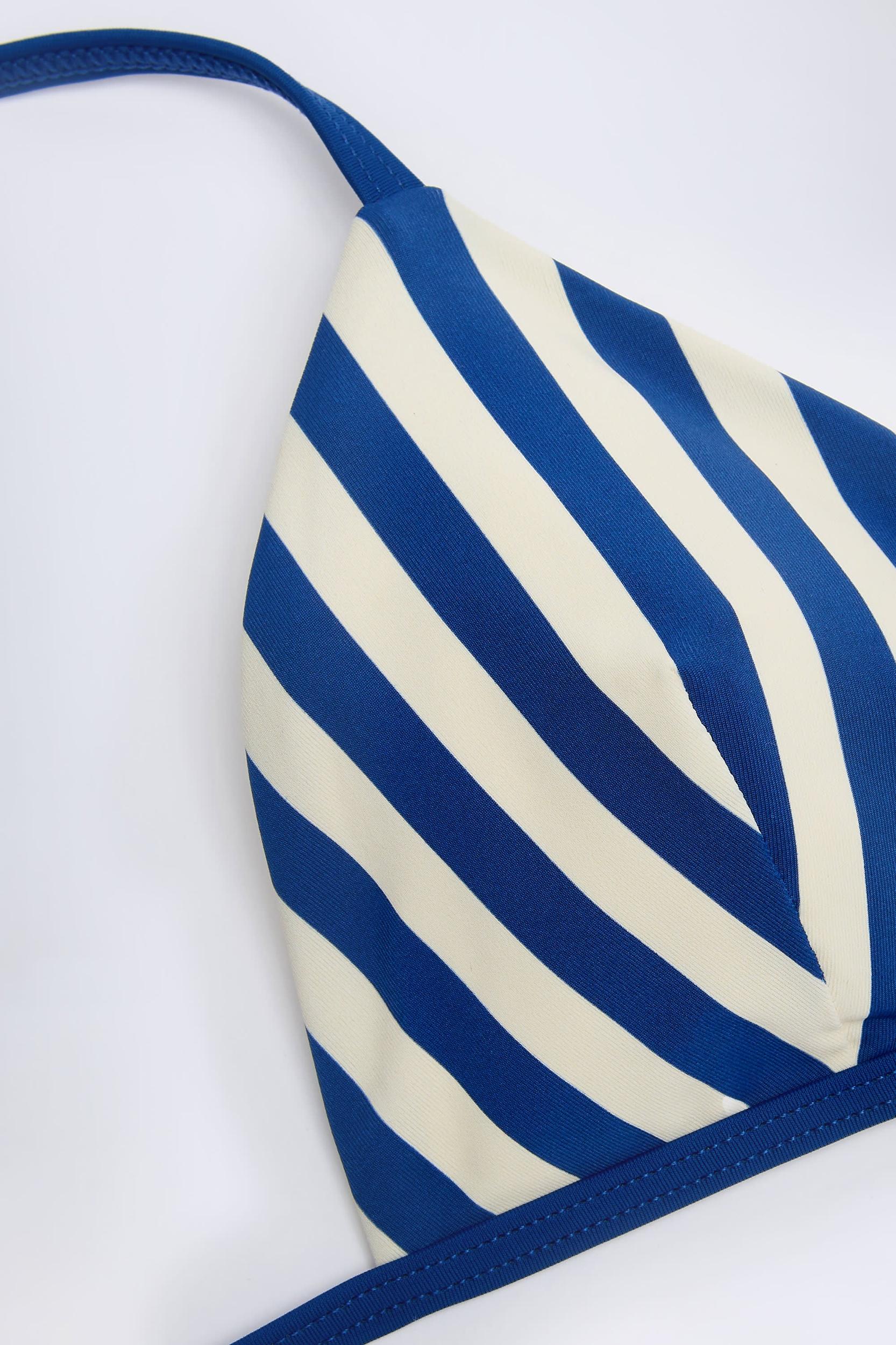 Triangle Bikini Top in Marine Blue Product Image