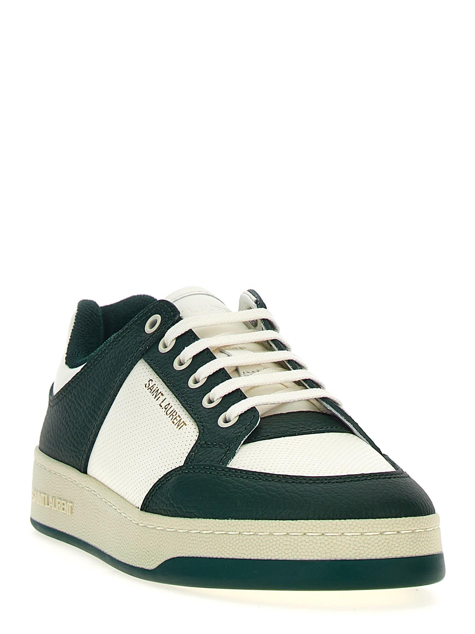 SAINT LAURENT Sneakers  Men Color Yellow Cream In Green Product Image