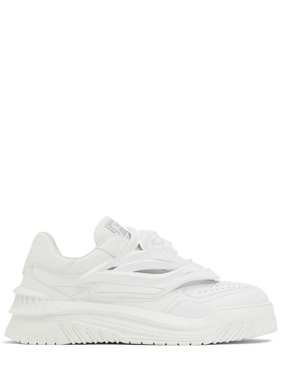 Odissea Caged Rubber Medusa Sneakers In White Product Image