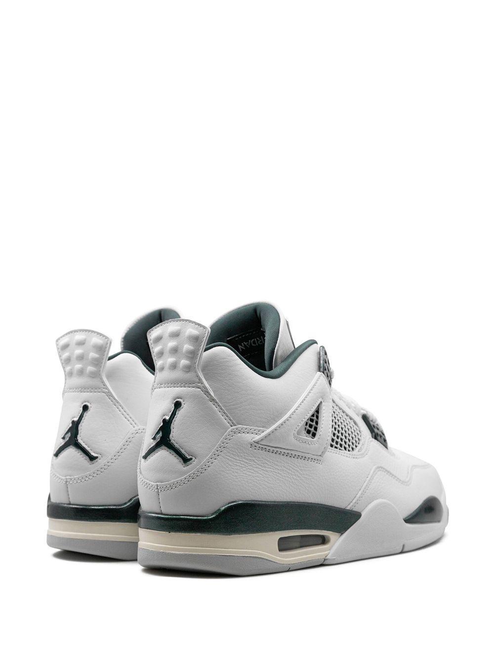 JORDAN Men's Air  4 Retro "oxidized Green" Shoes In White Product Image