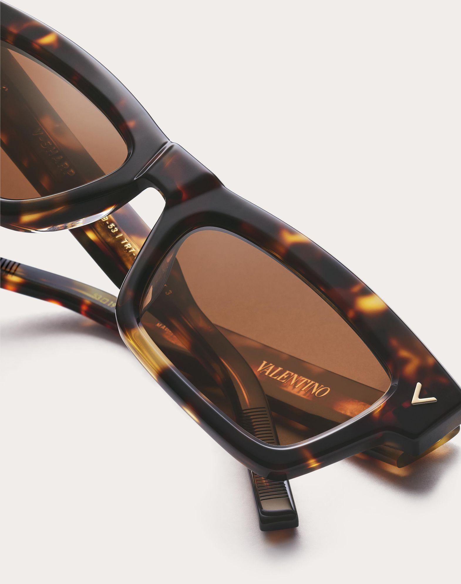 V-SHARP RECTANGULAR ACETATE FRAME Product Image