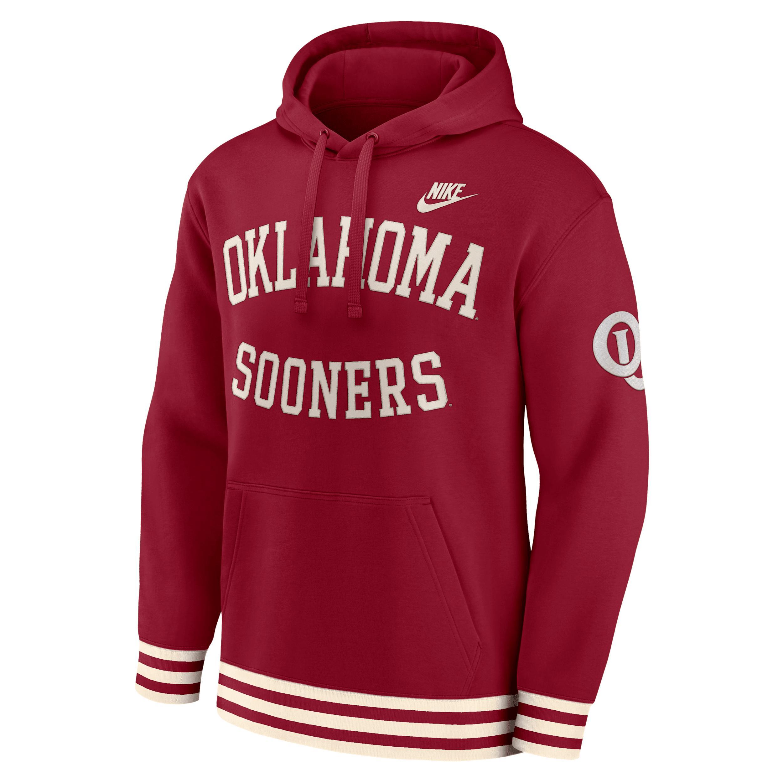 Oklahoma Sooners Legacy Retro Men’s Nike Men's College Pullover Hoodie Product Image