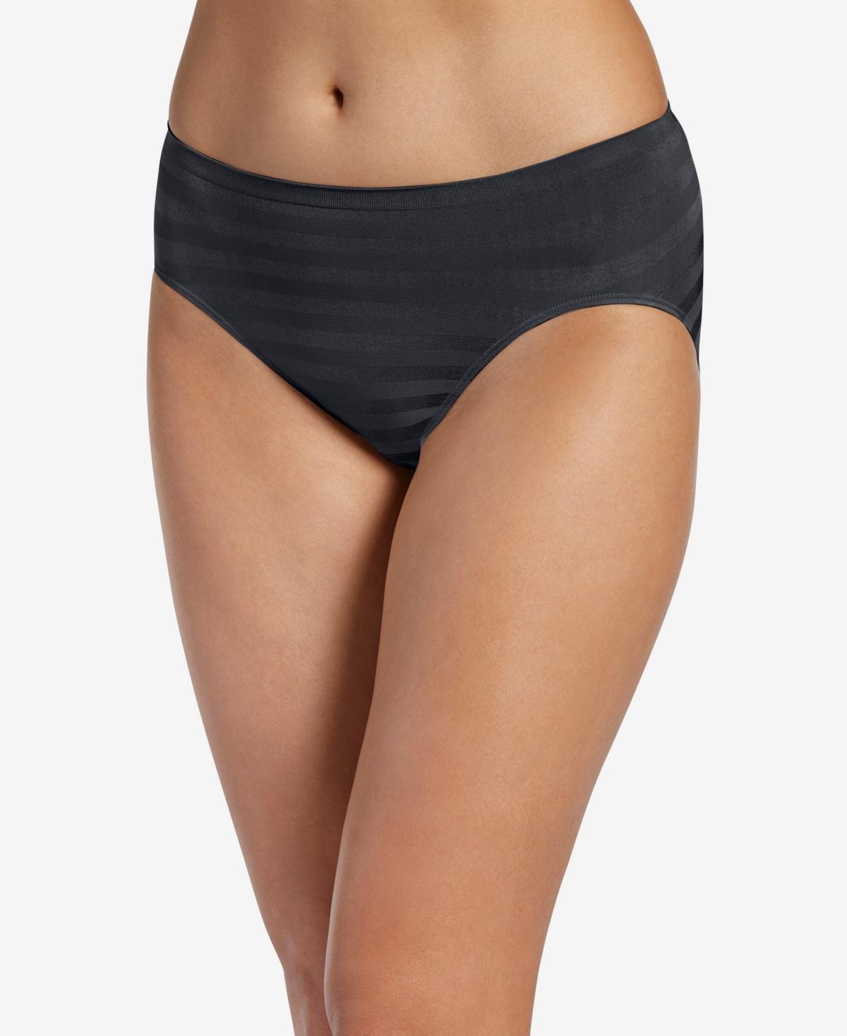 Jockey® Matte & Shine Seamfree® Hi Cut Panty - 1306 Product Image