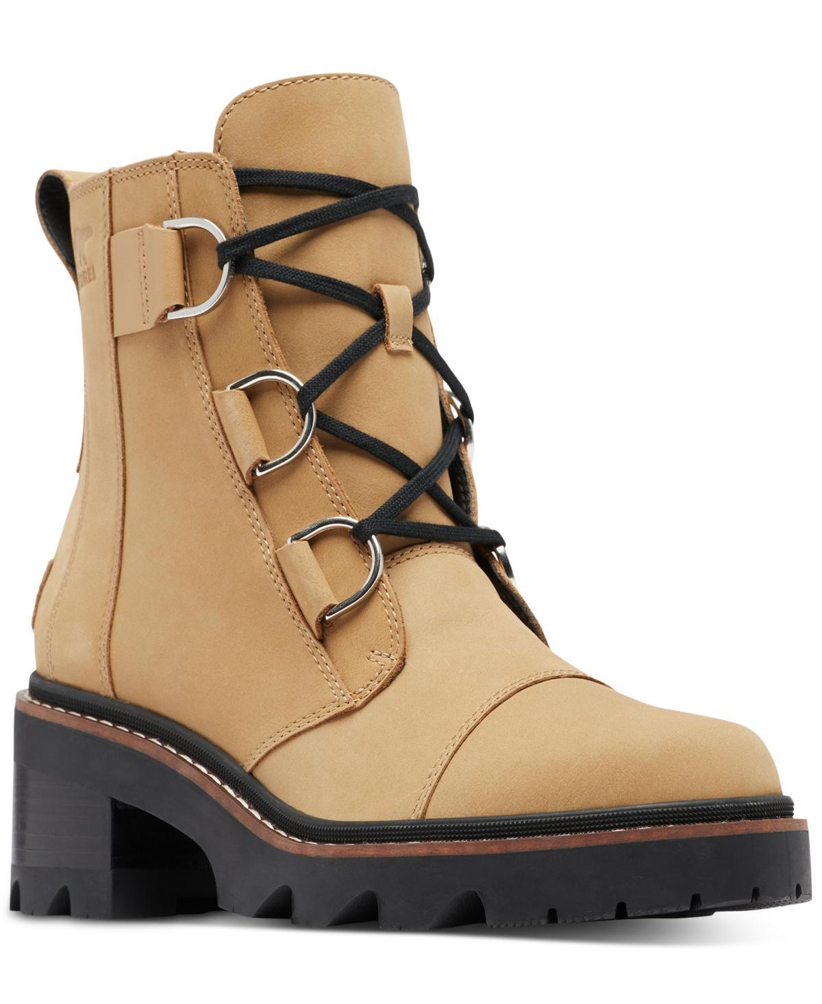 Sorel Joan Now Lace-Up Suede Lug Sole Platform Booties Product Image