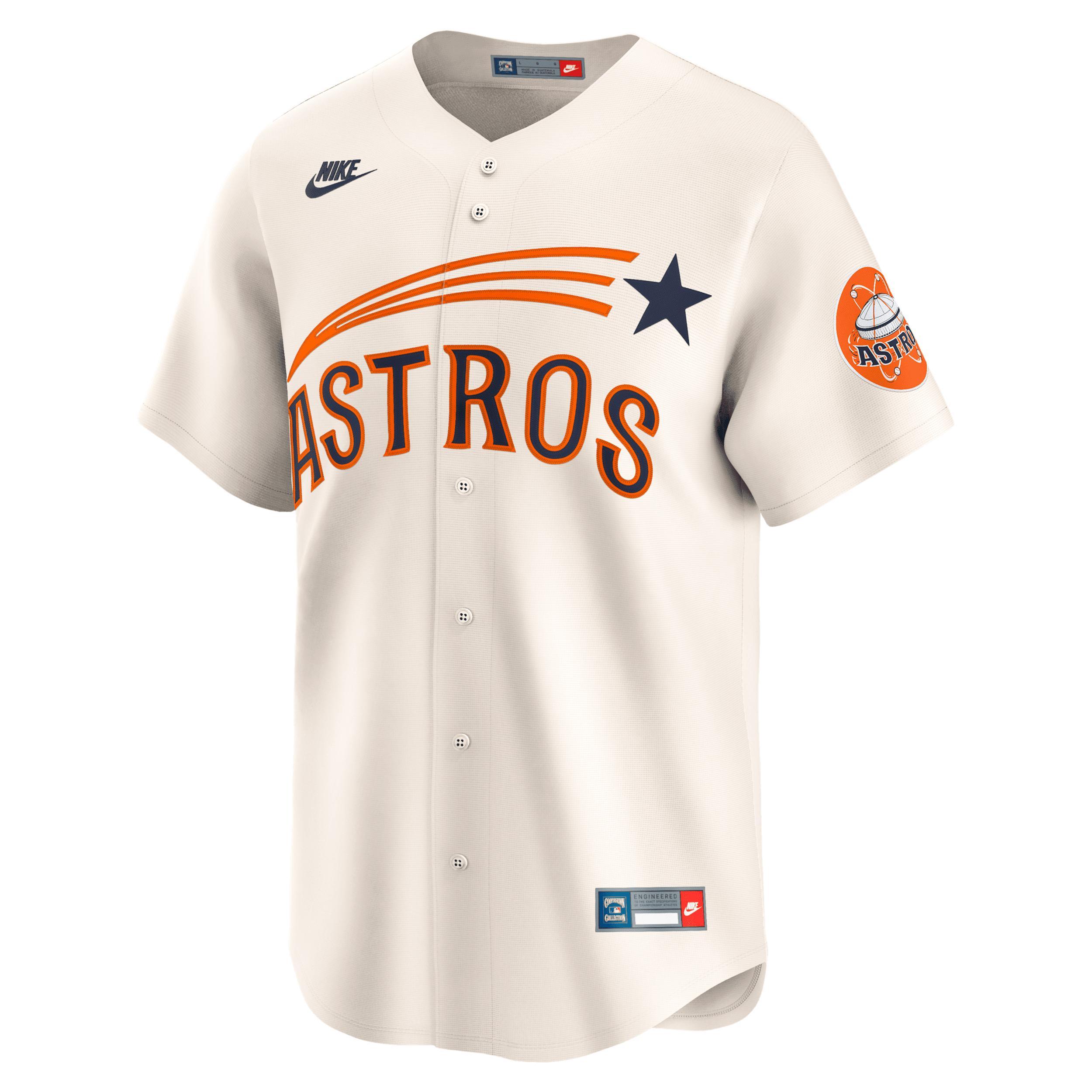 Houston Astros Cooperstown Nike Mens Dri-FIT ADV MLB Limited Jersey | CO2500CEHST-A3F Product Image