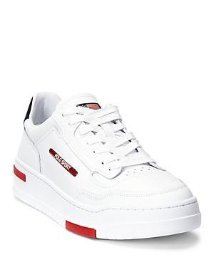 Polo Ralph Lauren Mens Leather Sneakers Product Image