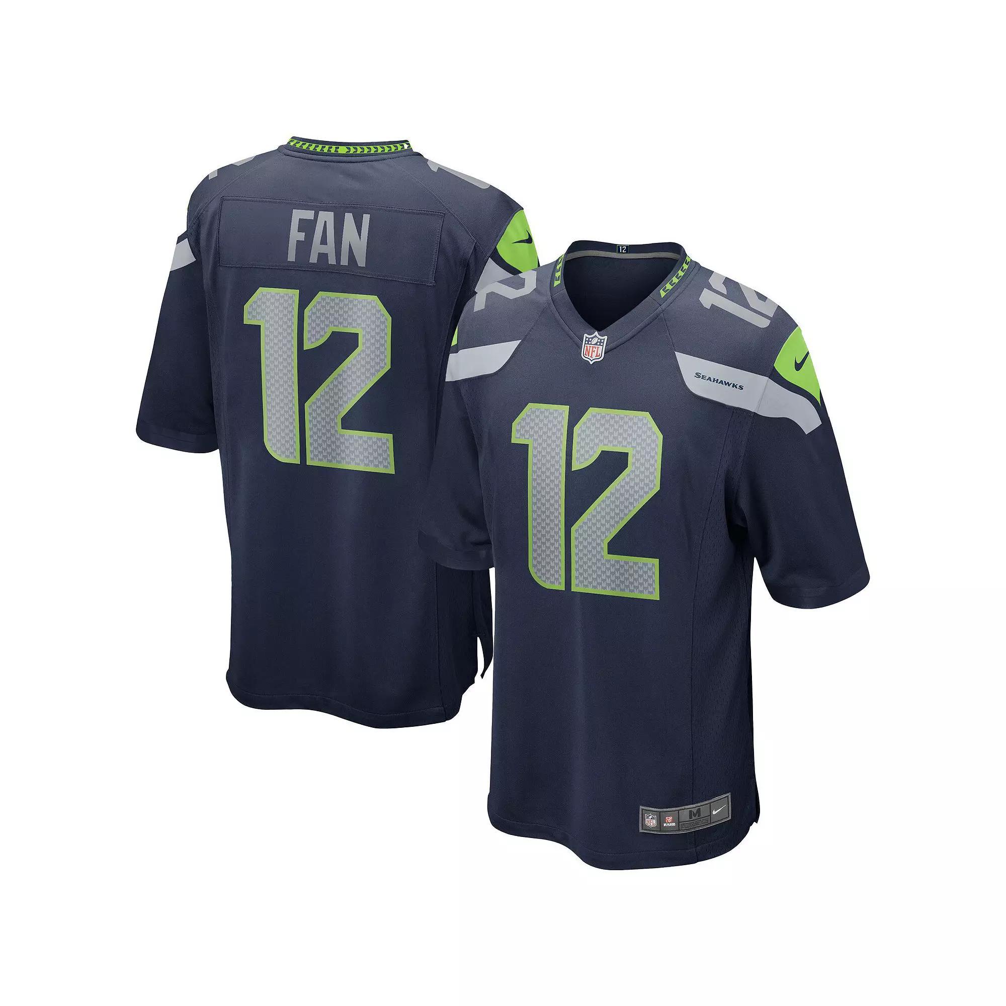 12 Fan Seattle Seahawks Nike Mens NFL Game Jersey | 67NMSSGH78-EEO Product Image