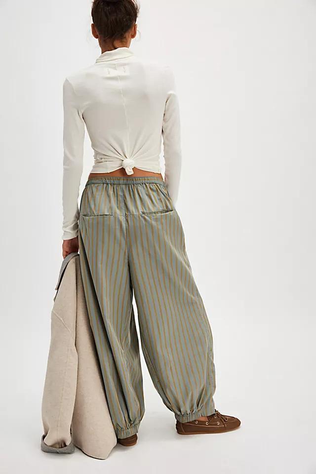 To The Sky Striped Parachute Pants Product Image