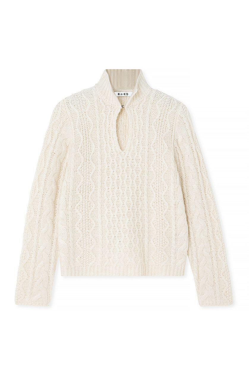 Cable Knit Chunky Sweater Product Image