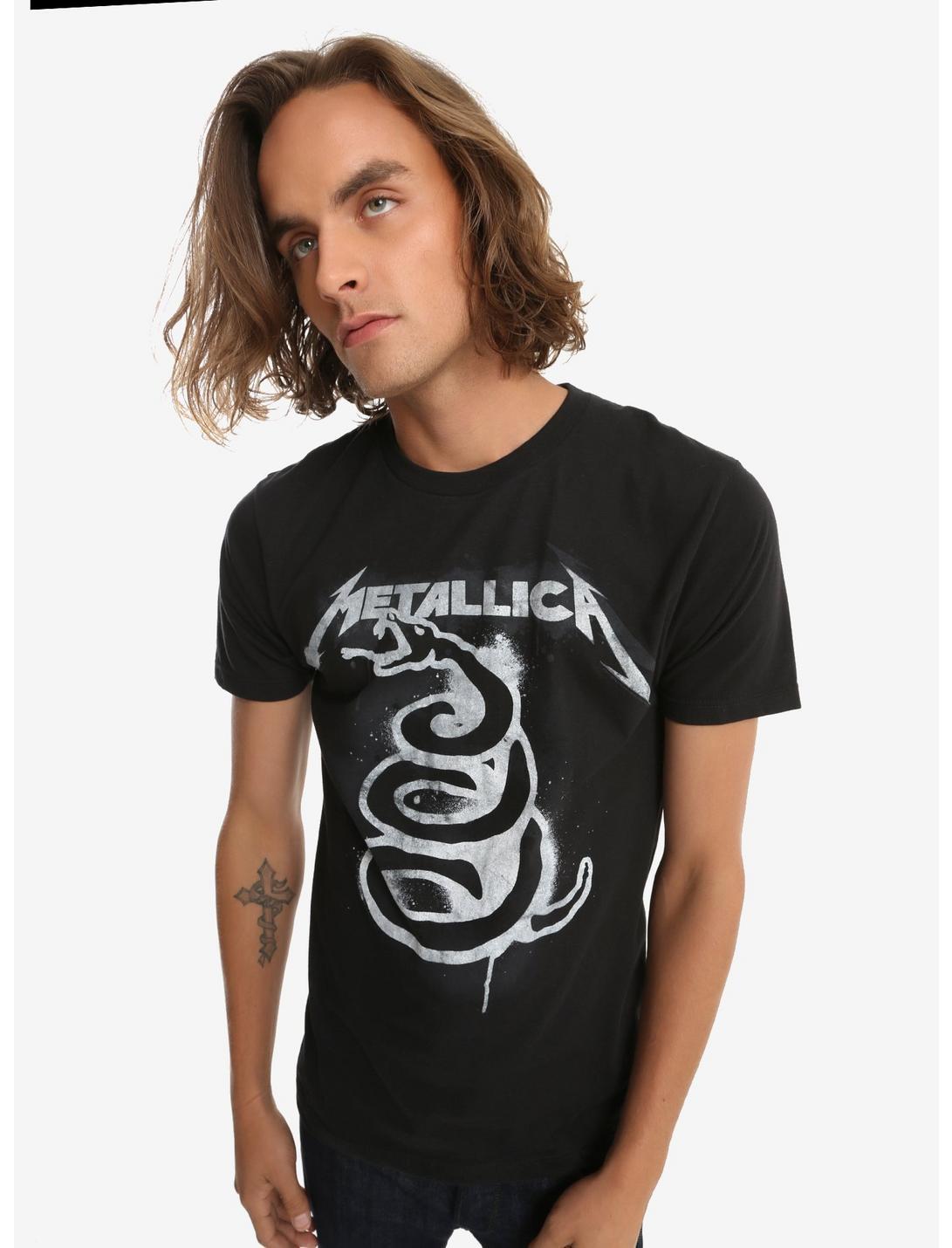 Metallica Black Album Art T-Shirt Product Image