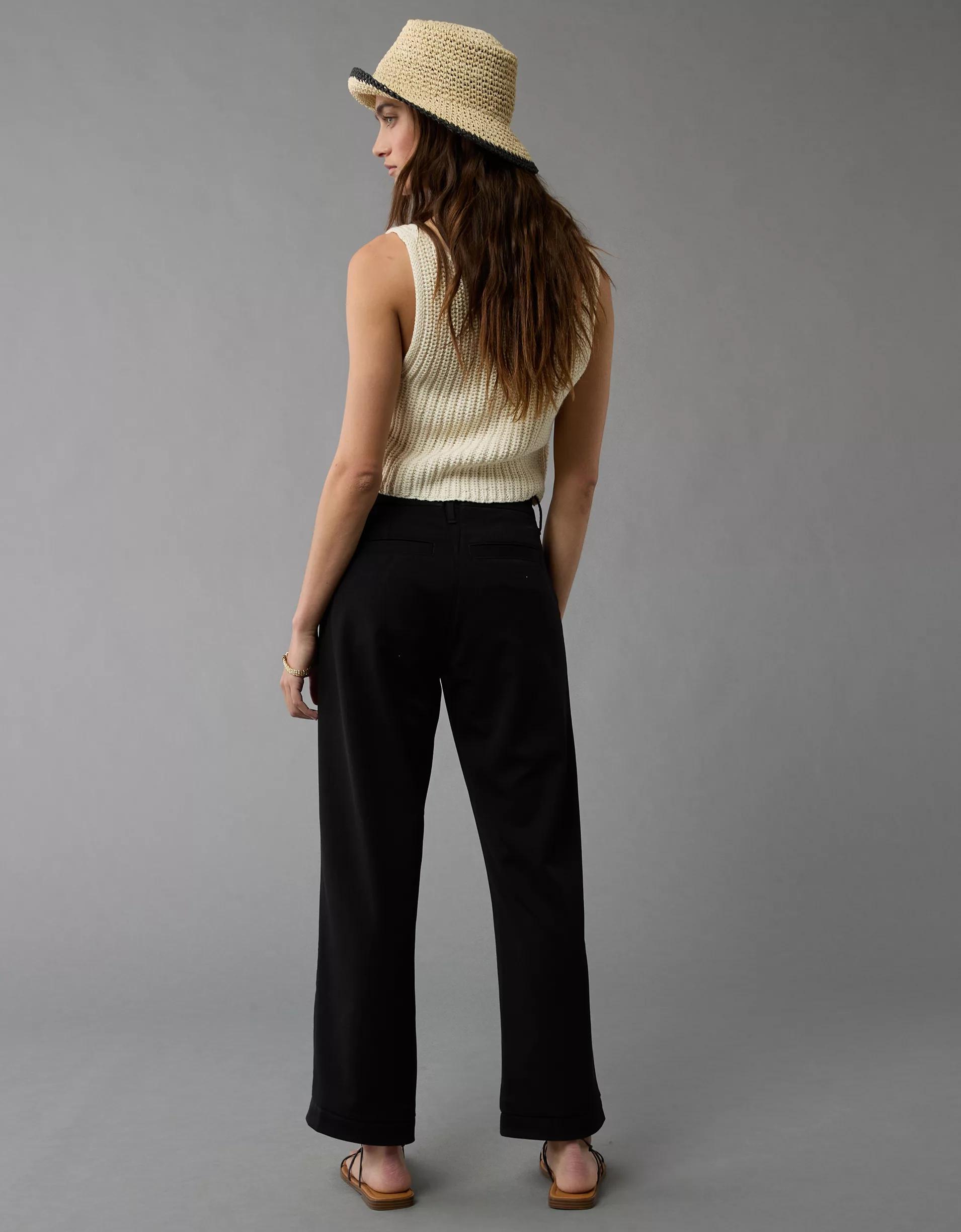 AE Stretch High-Waisted Stovepipe Ankle Trouser Product Image