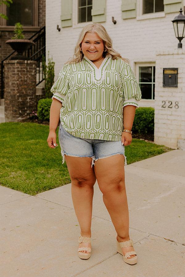 Art Deco Chic Shift Top Curves Product Image