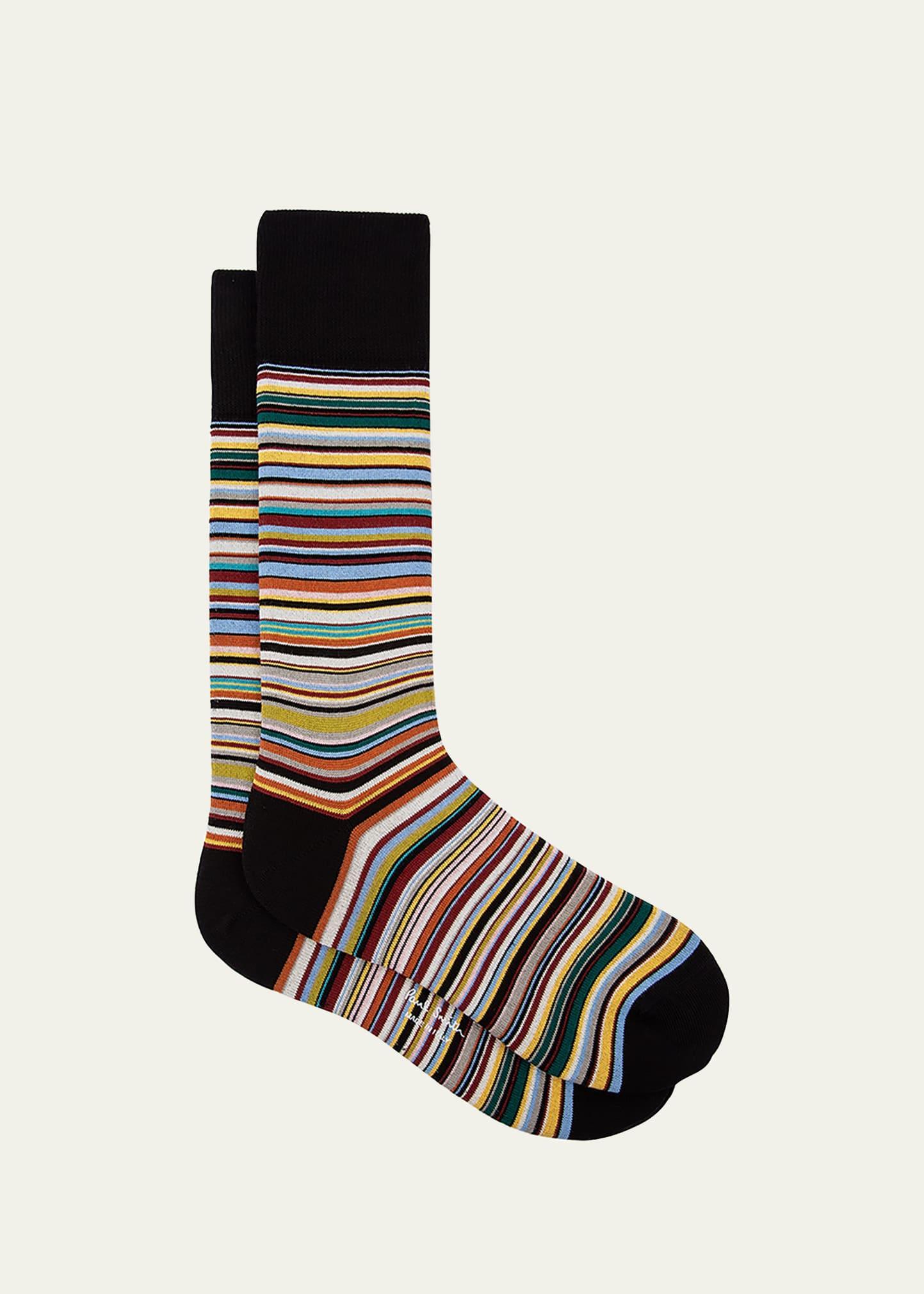 Mens Multi-Stripe Socks Product Image