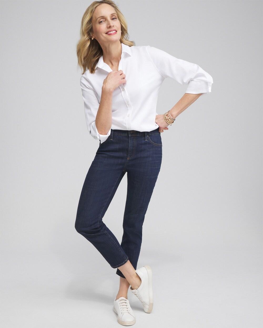 Girlfriend Cropped Jeans Product Image