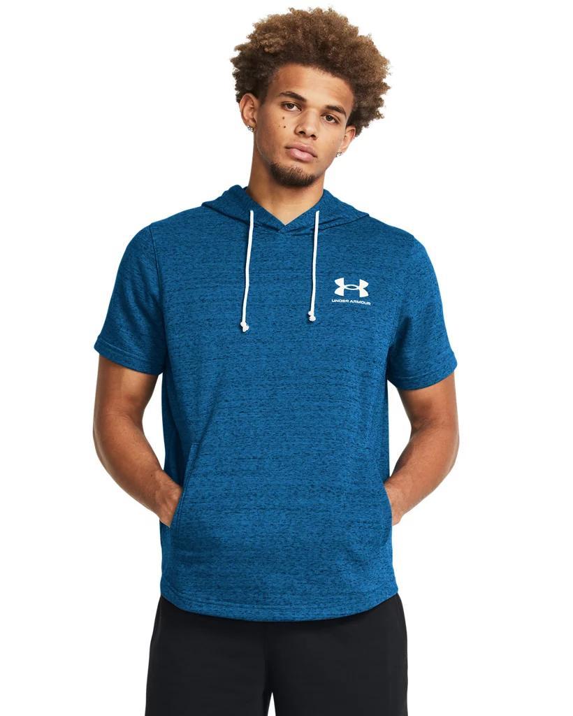 Men's UA Rival Terry Short Sleeve Hoodie Product Image