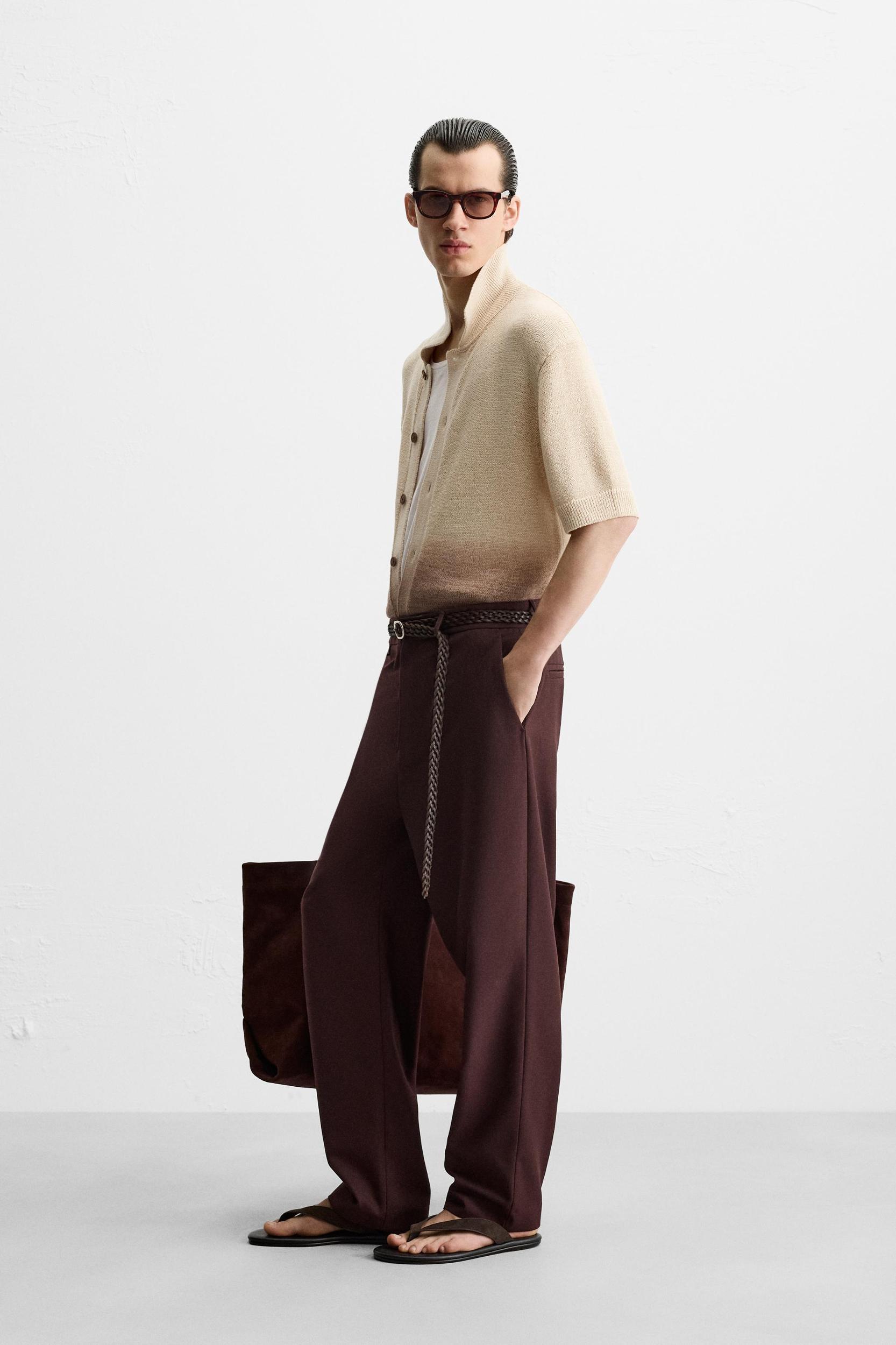 GRADIENT PRINT KNIT SHIRT Product Image