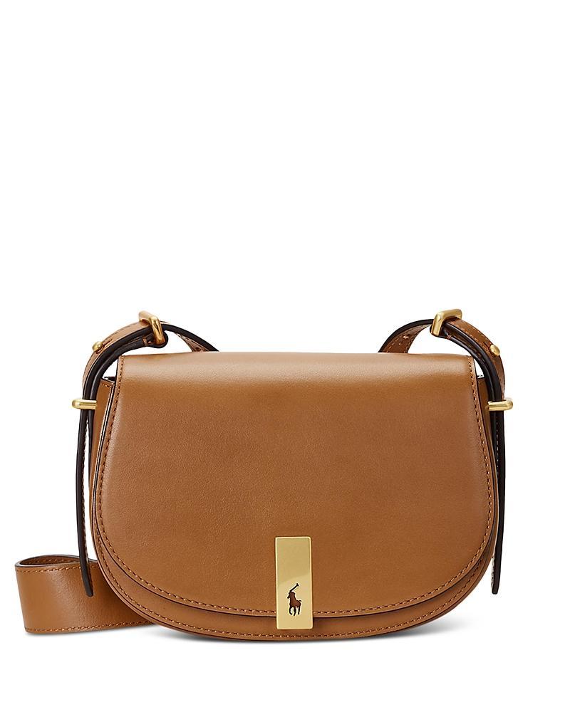 Womens Mini ID Leather Saddle Bag Product Image