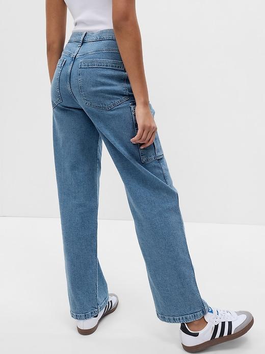 Mid Rise '90s Loose Cargo Jeans Product Image