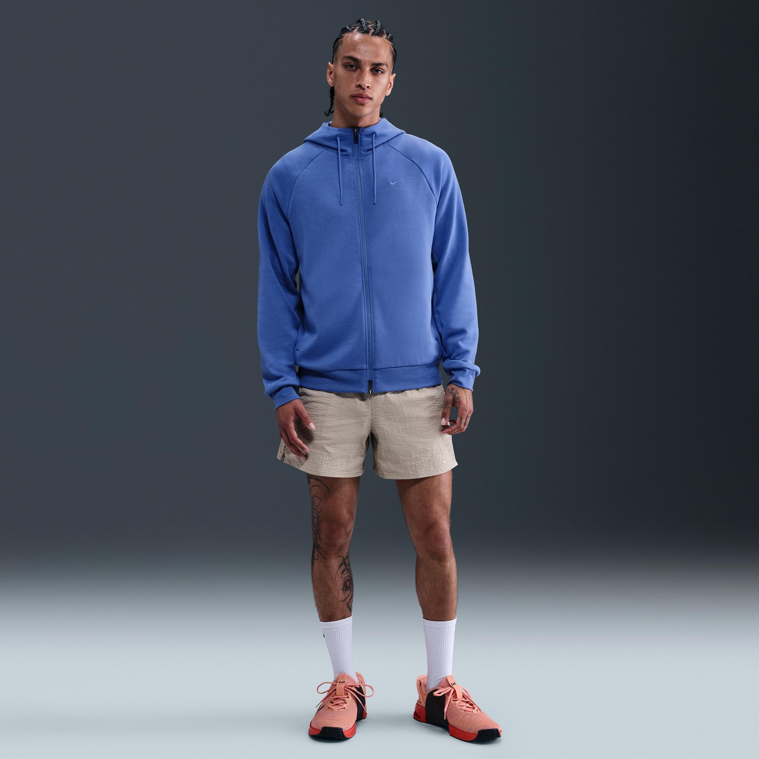 Nike Men's Primary Fleece Dri-FIT UV Full-Zip Performance Hoodie Product Image