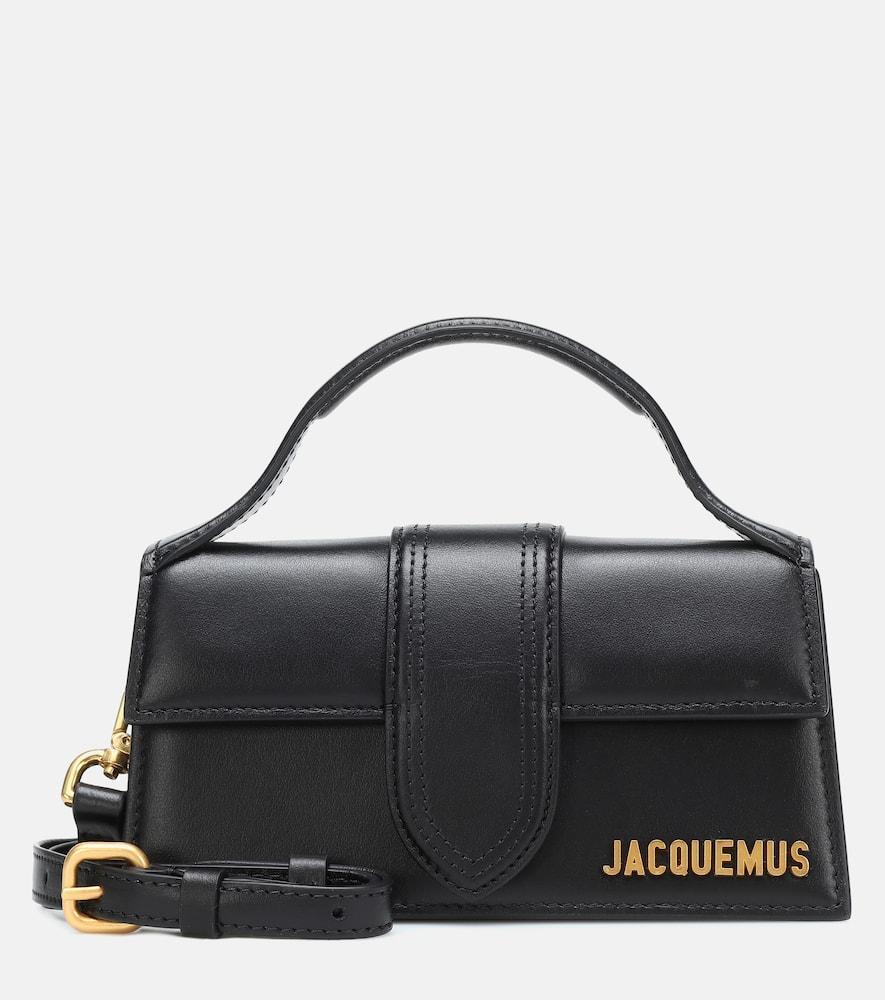 JACQUEMUS Le Bambino Leather Shoulder Bag In Black Product Image