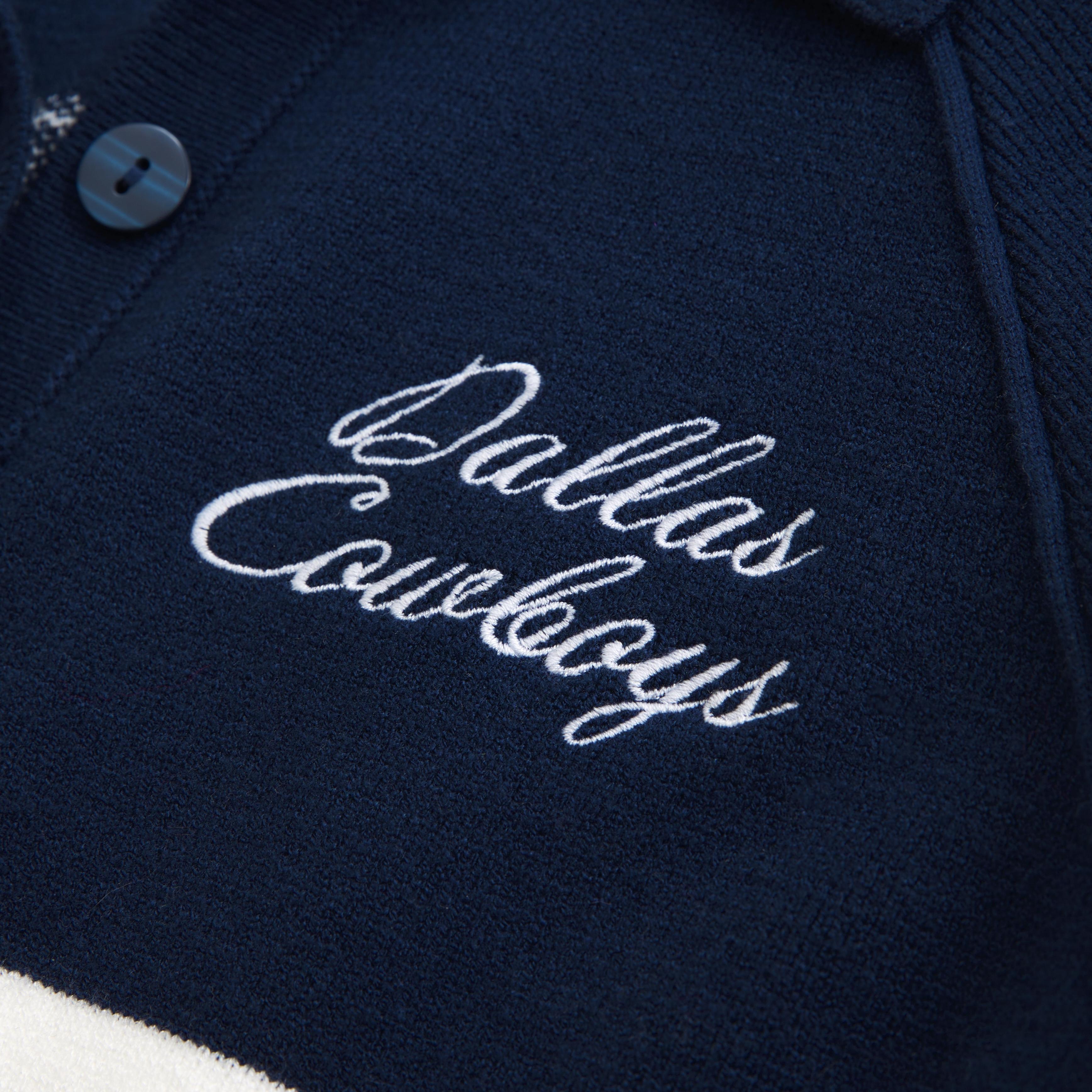 Dallas Cowboys LuxeLoft Sweater Polo Product Image