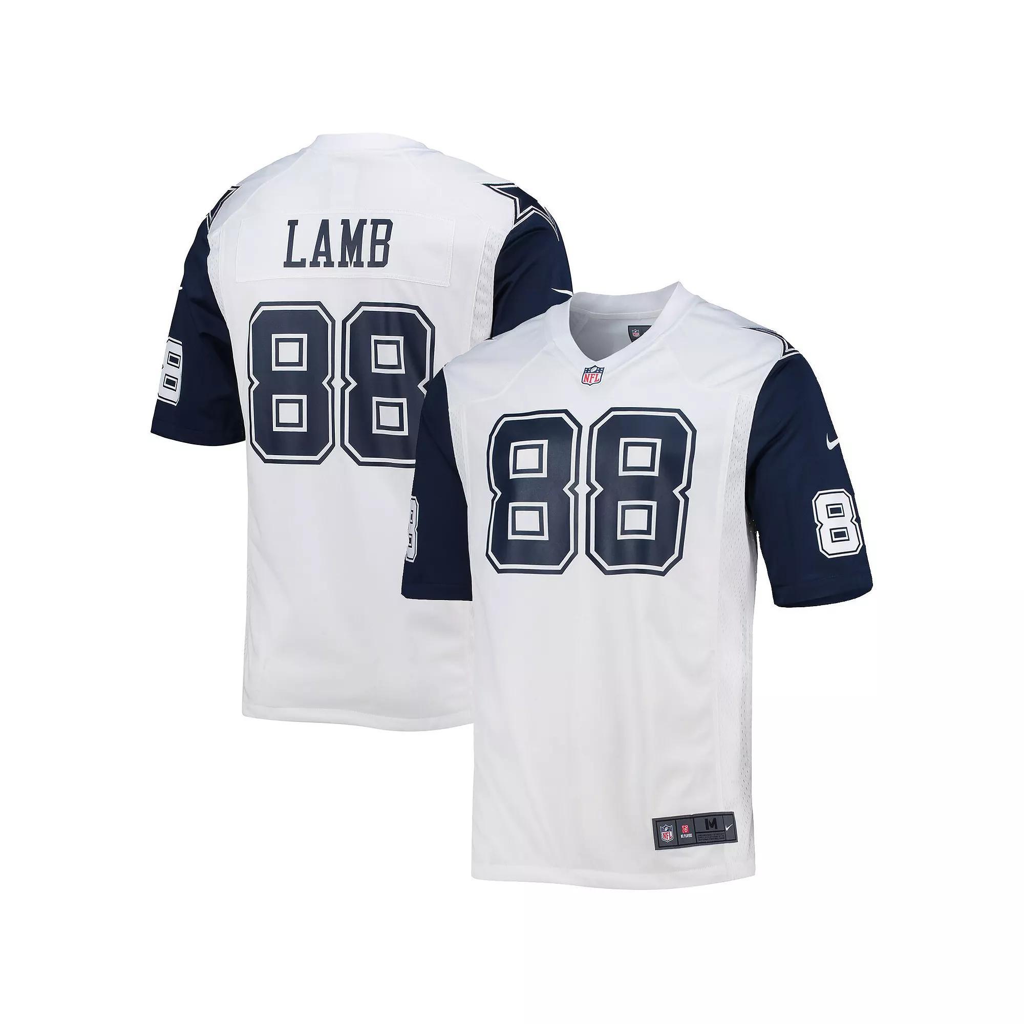 Men's Nike CeeDee Lamb White Dallas Cowboys Alternate Game Jersey,  Product Image