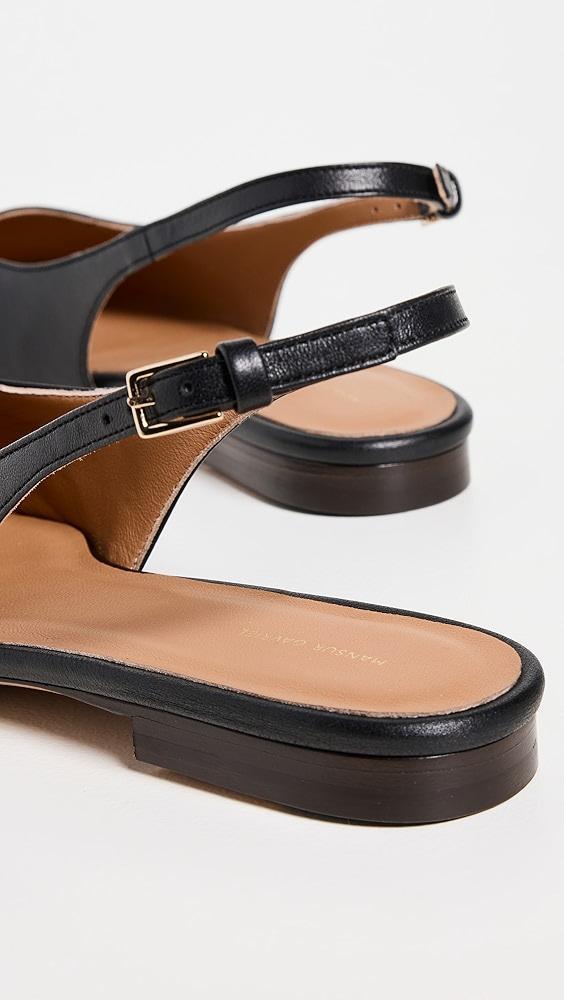 Mansur Gavriel Square Toe Slingback Flats | Shopbop Product Image