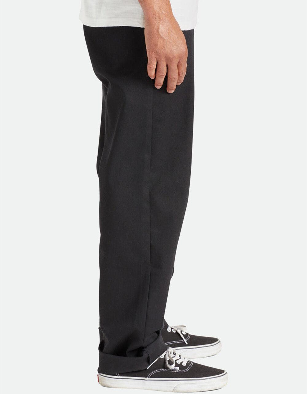 BRIXTON Choice Chino Mens Relaxed Pants - BLACK Product Image