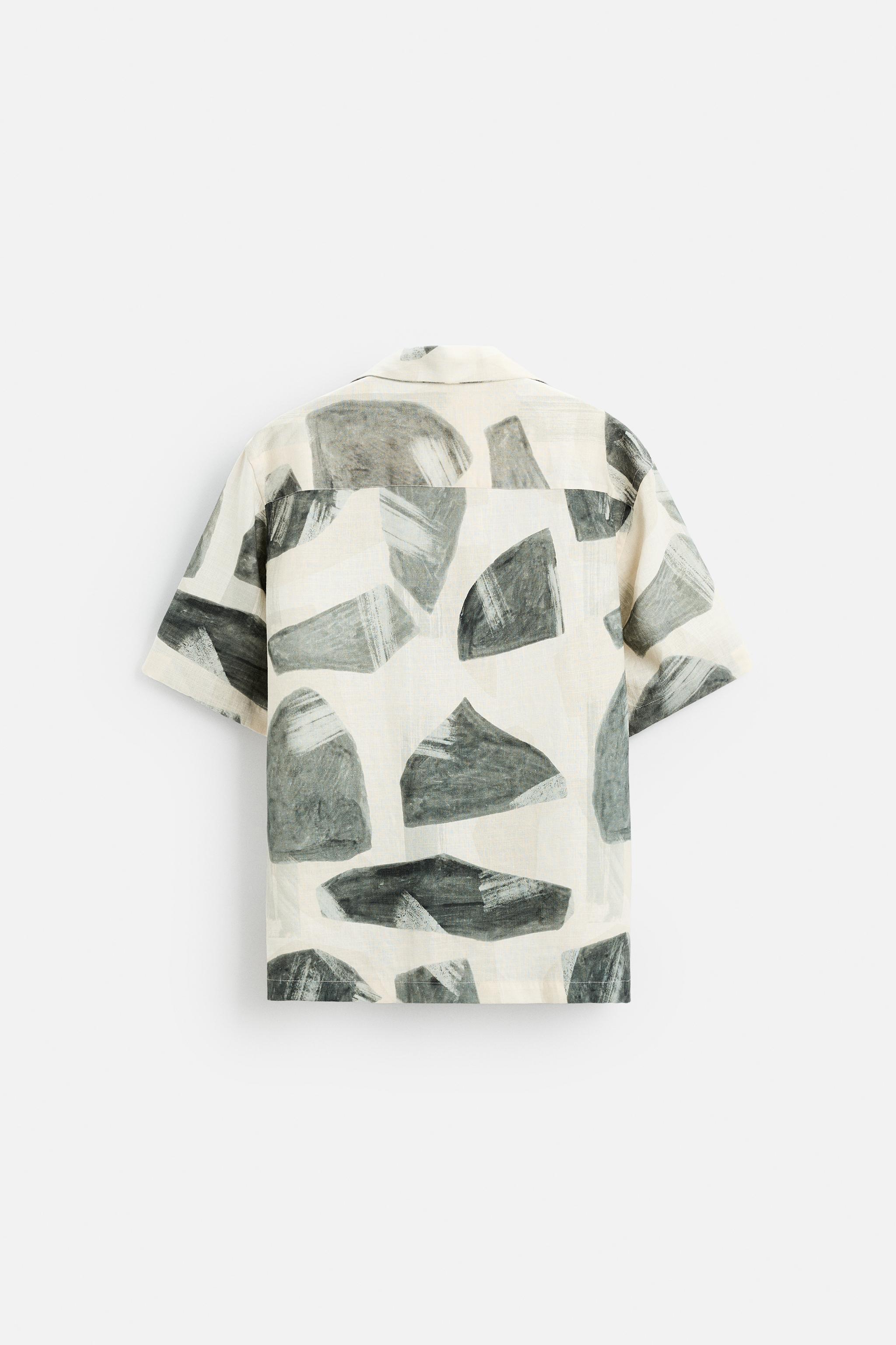 GEOMETRIC PRINT SHIRT Product Image