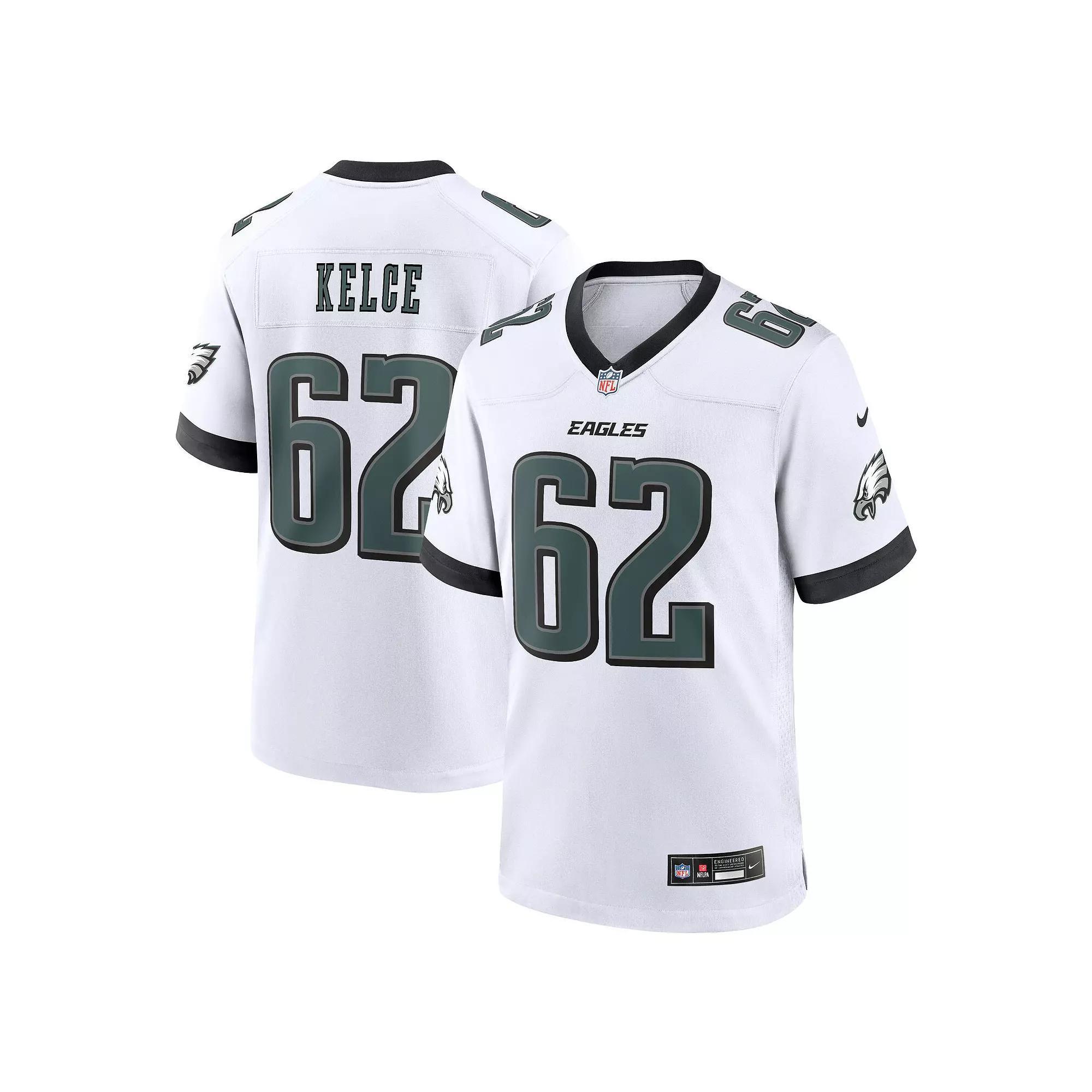 Men's Nike Jason Kelce White Philadelphia Eagles White Game Jersey,  Product Image