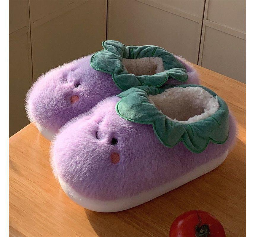 Frog Fluffy Slippers Product Image