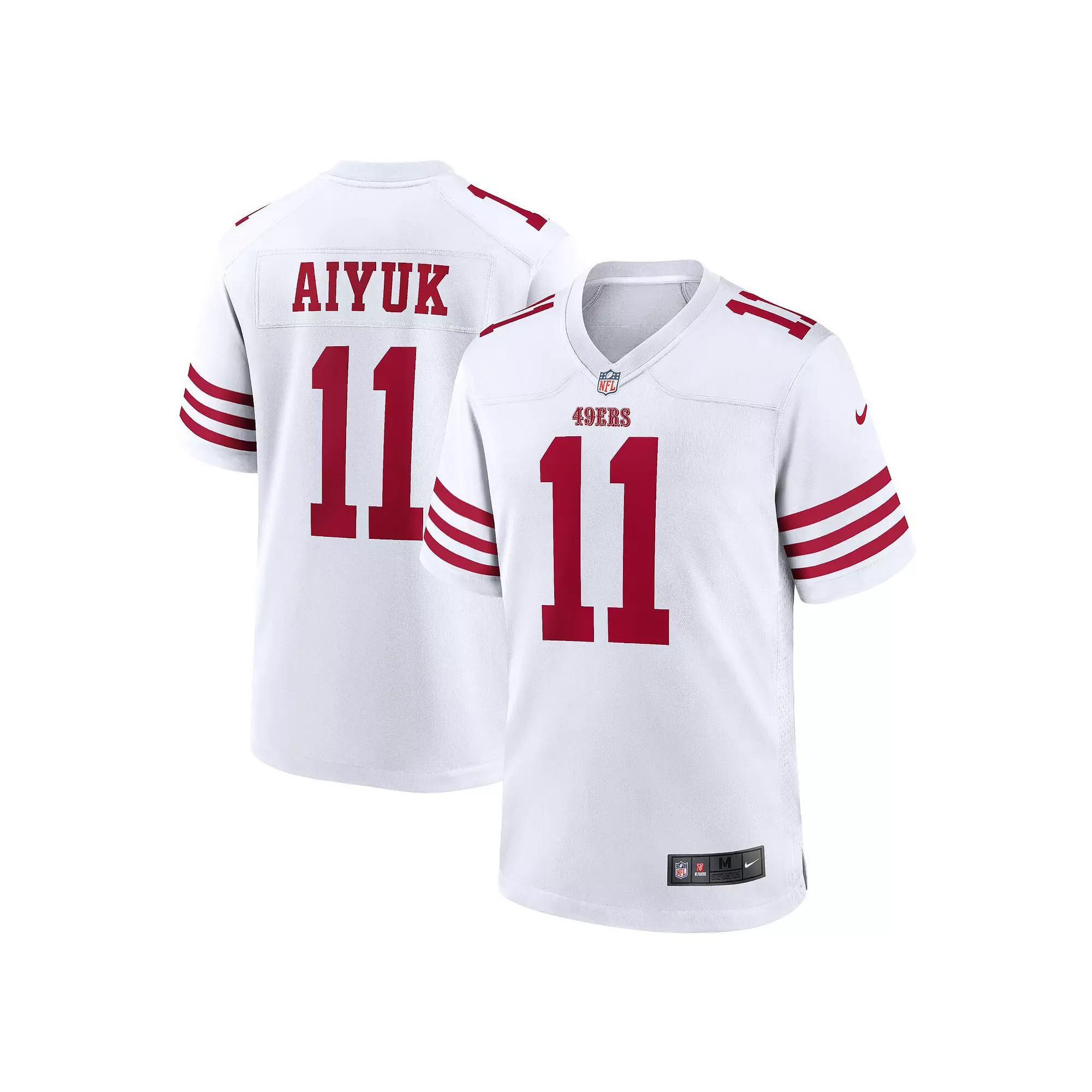 Men's Nike Brandon Aiyuk White San Francisco 49ers Player Game Jersey, Size: 3XL Product Image