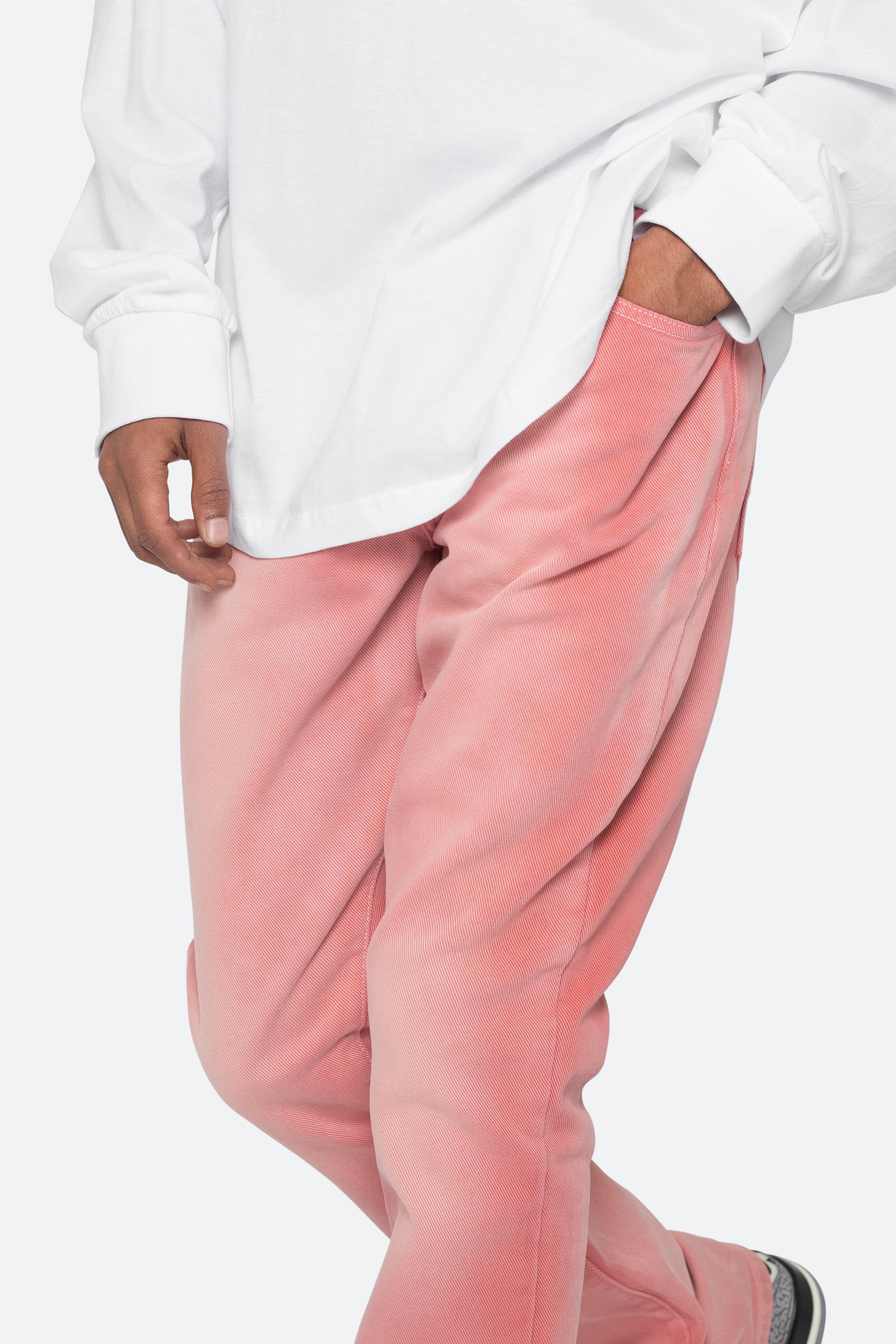 B593 Beach Flare Denim - Pink Product Image