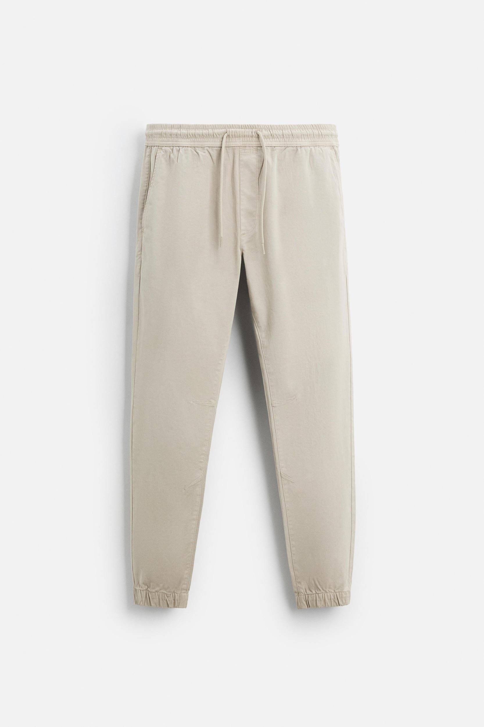 WASHED JOGGER WAIST PANTS Product Image