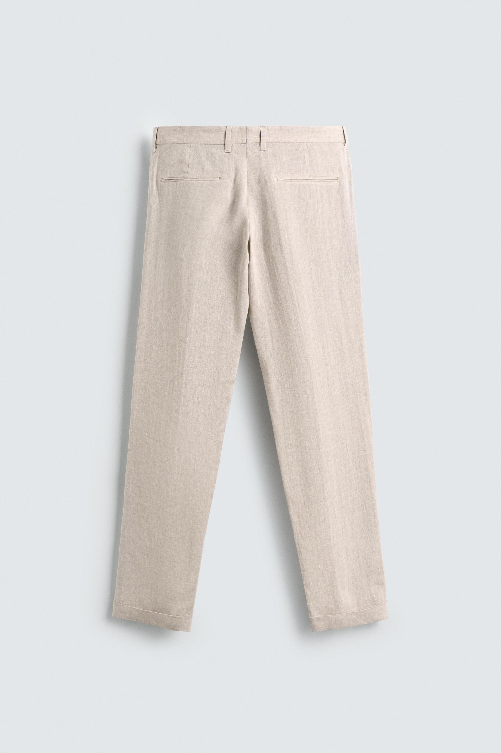 100% LINEN SUIT PANTS Product Image