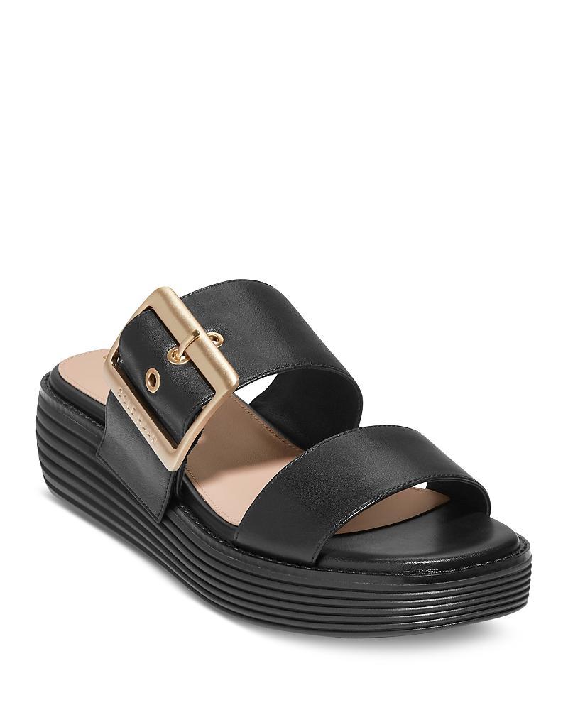 Cole Haan Originalgrand Platform Slides Black) Women's Sandals Product Image