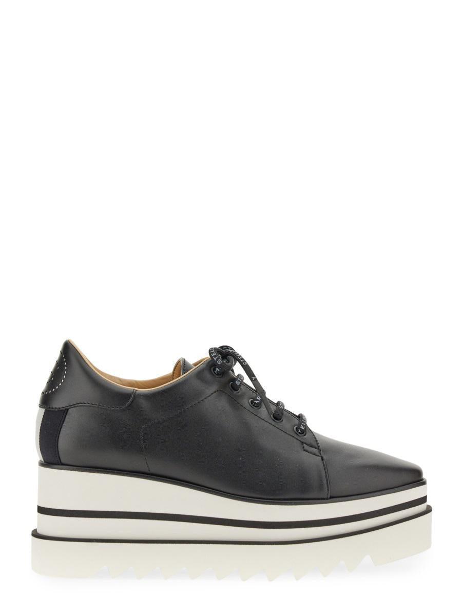 STELLA MCCARTNEY "elyse" Wedge Sneakers In Black Product Image